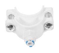 JOINPAYA Pom Drain Saddle Clamp Drain Saddle Quick Connect 1/4 Inch Water Filters Valve Leak Proof and Aging Resistant Plastic Reverse Osmosis Water Filtration Under Sink