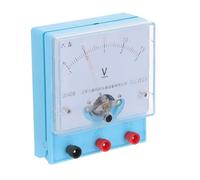 JOINPAYA Portable Dc Voltmeter 0-15v Adjustable Analog Voltage Meter for Physics Lab Equipment with Accurate Data Acquisition and Plastic Material for Classroom Teaching Aid