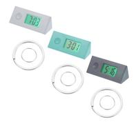 JOINPAYA Portable Digital Pocket Watch Key Ring, Mini Electronic Clip-On Watch for and Students, 3Pcs Lightweight Set Suitable for School and Sports