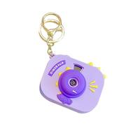 JOINPAYA Portable Dinosaur Camera Kaleidoscope Keychain, Small Bag Pendant, Cute Random Color Key Ring Accessory for Women Random Color