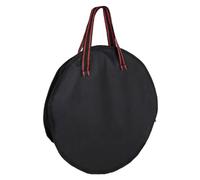 JOINPAYA Portable Dumb Drum Carrying Case with Oxford Cloth Material, 10-inch Black Practice Drum Pad Bag, Thickened Storage for Silent Drumming and Easy Transport