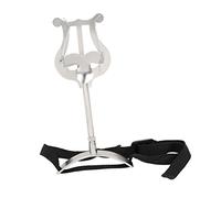 JOINPAYA Portable Euphonium Sheet Music Stand, Iron Multi-Functional Support Rack, Silver, Not Easy to Deform, Practical for Practice and Performance