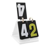JOINPAYA Portable Flip Score Keeper Manual Scoreboard for Card Games and Tabletop Sports Display with Clear Large Numbers Lightweight and Compact Scoring Tool for Cornhole Baseball and