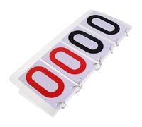 JOINPAYA Portable Flip Scoreboard Digit Display for Basketball Soccer Tennis Volleyball Tabletop Score Keeper and Table Tennis Score Tracker Manual Flipper Panels for Outdoor Sports Games