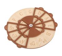 JOINPAYA Portable Guitar Trainer Circle of Fifths Wheel Music Theory Tool for Beginners and Adults Compact Chord Progressions Practice Accessory for Students and Self Learners