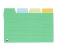 JOINPAYA Portable Memo Pad 100 Sheets Lined Paper Indexed Loose-Leaf for Students and Office Writing and Daily Schedule Planning