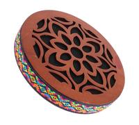 JOINPAYA Portable Ocean Hand Drum Ethnic Onomatopoeic Percussion Instrument for Relaxation and Sound Therapy Small Wooden Music Tool for Meditation and Boys and Girls Calming Rain Sound