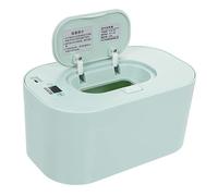 JOINPAYA Portable USB Powered Wet Tissue Heater with Temperature Control for Baby Wipes, Blue Pp Material Wipes Warmer Box with USB Data Cable for Outdoor and Home Use