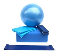 JOINPAYA Professional Core Yoga Ball Set with Pilates Blocks for Home Workout Reusable Fitness Gear for Strengthening Balance Flexibility and Muscle Conditioning