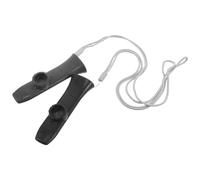 JOINPAYA Professional Kazoo Set 2pcs Plastic Musical Instruments for and Adults, Portable Black and Grey Kazoos for Performance, Party, and Music Teaching