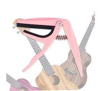 JOINPAYA Professional Ukelele Capo Single-handed Zinc Alloy Acoustic Clamp Tuner for Left Handed Players
