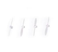 JOINPAYA Propeller Props Replacement Blades Suitable for Replacing Old or Broken Blades 4pcs White Sturdy Hard Plastic Material, Easy to Install for Nano Rc Quadcopter
