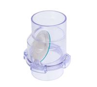 JOINPAYA PVC Inline Check Valve for Kitchen Drainage Pipes and Sink Plumbing, One Way Backflow Prevention Valve Made of Sturdy PVC, for Water Non Return and Anti-backflow in Kitchen