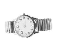 JOINPAYA Quartz Watches Big Number Luminous Wristwatch for Daily Wear | Classic Silver White Face, Readable Glance Display, Modern Fashion Style, Office Use for Women Random Style