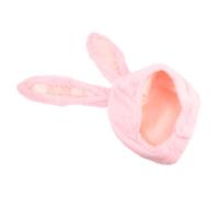 JOINPAYA Rabbit Ears Hat Plush Bunny Headgear Pink for Party Decoration and Warmth, Costume Prop for Women