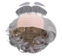 JOINPAYA Realistic Bald Cap Kit with Gray Scalp and Beard for Adults - Halloween Bald Head Wig Costume Set for Old Man Cosplay and Party Accessory