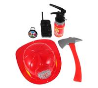 JOINPAYA Realistic Boys and Girls Firefighter Suit Toy Extinguisher Hat Accessories Roleplay Fireman for Boy Girl's Imaginative Play