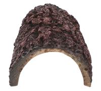 JOINPAYA Realistic Resin Reptile Hideout Cave for Snakes Bearded Dragons Geckos and Fish Natural Tree Trunk Design Secure Small Terrarium Shelter for Amphibians and Aquatic Pets