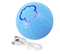 JOINPAYA Rechargeable Interactive Dog Ball with Lights, Jumping and Chew Resistant Features, Suitable for Medium Dogs and Puppies, at Home Use and Travel Entertainment