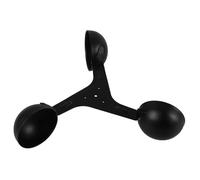 JOINPAYA Replacement Aluminum Alloy Wind Speed Sensor Cups Three-cup Anemometer Wind Measurement Tool for Greenhouses Weather Stations Ships and Outdoor Use