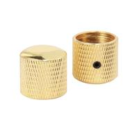 JOINPAYA Replacement Golden Rotary Knobs Metal Volume Control Knobs 2pcs for Guitar and Bass Tone Control Function Suitable for Electric Bass and Guitar Accessories