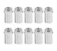 JOINPAYA Replacement Iron Tom Lug Swivel Nuts 10Pcs M6 6Mm Inner Diameter for Snare Drum and Tom Drum Spare Parts