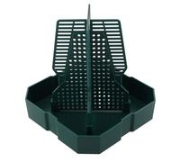 JOINPAYA Reptile Feeding Bowl with Climbing Column for Chameleons and Geckos, Large Green Escape-resistant Food Dish for Reptile Tanks and Terrariums