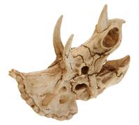 JOINPAYA Resin Dinosaur Skull Hideout Large Reptile Shelter Aquarium Fish Tank Decoration Sturdy Cave Hide for Bearded Dragons and Reptiles