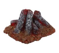 JOINPAYA Resin Miniature Fake Fire Campfire Model, Simulation Bonfire Prop for DIY Craft Projects, Smokeless Resin Bonfire Ornament Suitable for Dollhouse and Miniature Landscape Decor