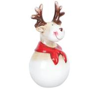 JOINPAYA Retro Ceramic Elk Ornament for Christmas Desktop Home Decor