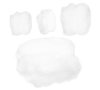 JOINPAYA Reusable Cotton Cloud Hanging Ornaments 4pcs Decorative Ceiling Pendants Small and Compact and Glass Festival Home Decor Accents