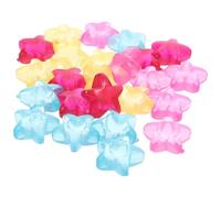 JOINPAYA Reusable Wine Ice Cubes 24pcs Refillable Whiskey Stones Fast Freezing Sturdy Cooling Blocks for Drinks Lunch Bags and Wine Coolers Star Shape