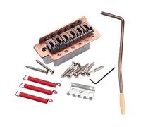 JOINPAYA Right Handed Picnic Bridge for Electric Guitar Hardtail Bridge Flat Saddle Replacement Part for Standard Tremolo