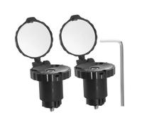 JOINPAYA Road Bike Handlebar Mirrors Convex Cycling Rearview Mirrors with Wide-angle View Installation Shockproof Acrylic for Safe Commuting and Outdoor Riding