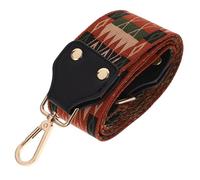 JOINPAYA Roman Style Embroidered Guitar Strap Black and Light Gold Saddle Bag Pattern Delicate Woven Shoulder Strap for Guitar and Banjo for Travel and Performance