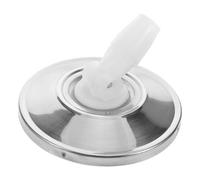 JOINPAYA Rotating Mop Head Replacement Base 304 Stainless Steel round Mop Disc Attachment for Home Floor Cleaning Compatible with Silver Replacement Accessory