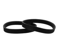 JOINPAYA Rubber Electric Planer Drive Belt Stable Power Transmission 2pcs User-Friendly Replacement Part with 4 Peak Teeth and 3.2mm Thickness for Handheld Woodworking Electric Planer