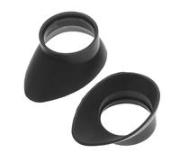 JOINPAYA Rubber Eyepiece Covers with Soft Material for Telescope and Microscope 2pcs Designed for Reducing Eye Strain and Versatile Compatibility Black Binocular Eye Cups during Outdoor