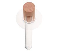 JOINPAYA Rustic Wooden Wall Planter with Glass Propagation Tubes Hydroponic Plant Holder for Single Stem Flowers and Air Plants Minimalist Japanese Style Hanging Flower Vase for Bathroom