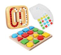 JOINPAYA Senior Puzzle Rotating Bean Maze Game Cognitive Activity for Elderly Group Entertainment Enhancing Memory and Hand Eye Coordination