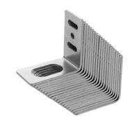 JOINPAYA Sensor Fixing Holder 20pcs L-Shaped Galvanized Iron Mounting Bracket with 12mm Thread Adapter for Inductive Proximity Sensor and Photoelectric Switch Sensor on Automatic