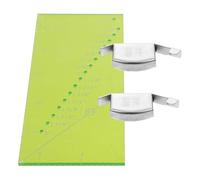 JOINPAYA Sewing Machine Seam Allowance Ruler with 2 Magnetic Guides, 3pcs Patchwork Fabric Measuring Tool for Handmade DIY Quilting and Sewing Accessories