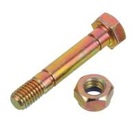 JOINPAYA Shear Pin with Nut for Snow Blower Replacement Snow Equipment Safety Bolt Complete Assembly for Winter Maintenance