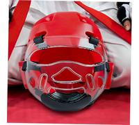 JOINPAYA Shockproof Boxing Face Guard Lightweight Taekwondo Head Protector Breathable Facial Shield for Karate Sparring Training and Competition