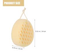 JOINPAYA Shower Sponge Reusable Back Scrubber with Soft Material and Unique Water Drop Form for Comfortable Bathing and Skin Care