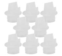 JOINPAYA Silicone Duckbill Valves Soft Silicone Material 8pcs for Electric Breast Pump, with Duckbill Design for Smooth Breast Milk Collection and Accessories for Mothers