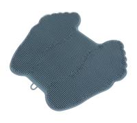 JOINPAYA Silicone Foot Scrubber Mat for Shower Foot Cleaner with Massage Bristles Non-Slip Bath Pad and Back Exfoliation