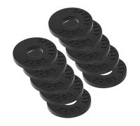 JOINPAYA Silicone Guitar Strap Lock Washers Black 10pcs with Antislip Design Sleek Modernity Style for Musical Instrument Straps and Bass for Versatile Use