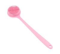 JOINPAYA Silicone Long Handle Bath Brush for Shower and Bath, Soft Body Exfoliator with Pp Handle and Pbt Bristles, for Washing Dry Skin and Improving Circulation on Shoulders and Legs