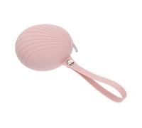 JOINPAYA Silicone Pacifier Storage Pouch Travel Holder Washable Coin Purse Light Pink Reusable Pacifier Case for On-The-go Use